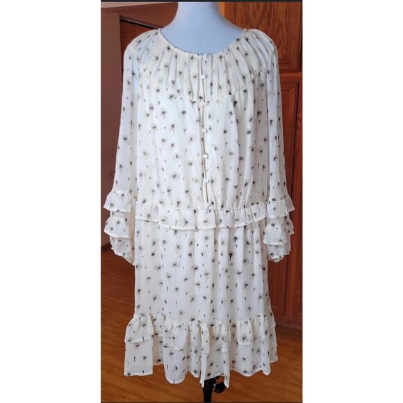 NWT Vera Wang Sash Midi Dress XL - Picture 2 of 3